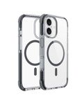 DailyObjects Polycarbonate Case for iPhone 16 Compatible with Mag-Safe Wireless Charging | Reflex MagSafe Shield Slim Shockproof Back Cover