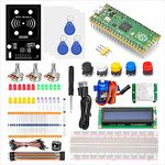 OSOYOO Raspberry Pi Pico Python hardware Programming Learning Kit| MicroPython and Graphical Programming Tutorials|Includes Raspberry Pi Pico with Pre-Soldered Header|Beginners & Software Engineer