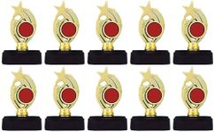 AARK INDIA Pack of 10 Trophies for Winner Competition/Match/Sports/Event/Function/School/College PC002223