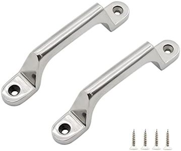 2Pack Industrial Handles,TTZEZE Heavy Duty Stainless Steel Solid Arch Handle,Indoor or Outdoor Farmhouse Hardware,Barn Door Handle Pull,Grab Bar Handles for Gate,Closet,Bedroom,Sliding Door with Screw