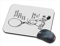 i'll always be with you The Pooh Quote Birthday Secret Santa Chritmas Mouse Pad/Mat, PC/Computer Accessories.