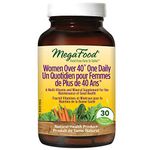 MegaFood Women's Daily Vitamins Multivitamins Supplements for Women over 40 Plus | One a Day Woman's Health Zinc Iron Vitamin C Vegan Multivitamins and Supplements for Womens Her Adults | 30 Tablets