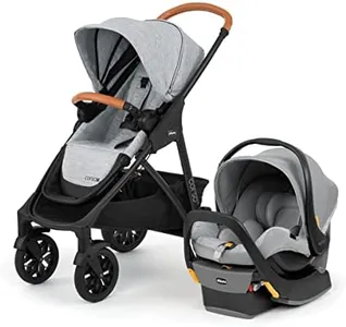 Chicco Modular Travel System - Corso LE Stroller, KeyFit 35 Infant Car Seat and Base - Stroller and Car Seat Combo in Veranda/Grey