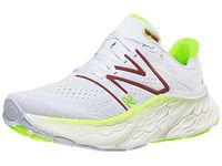 New Balance Men's Fresh Foam X More V4 Running Shoe, Quartz Grey/Thirty Watt/Brick Red, 12 UK