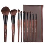 ENZO KEN Bamboo Makeup Brushes Set Professional, Sable Makeup Brush Set with Case, Cosmetic Brushes Makeup Set Luxury, Make up Brushes Set Professional, Natural Hair Makeup Brush Set Professional.