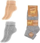 Women's Alpaca Wool Socks, 2 Pairs 