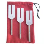 Angel Tuning Forks for Healing - Made in the USA - 4160 hz, 4225 hz & 4096 hz (aka Crystal Tuner), Connect with Higher Energies and Frequencies - Sound Healing Instrument & Sound Therapy Instruments