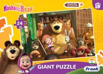 Frank Masha and The Bear Wildlife Giant Floor Jigsaw Puzzle (24 Pieces) for Kids Above 5+ Years - Fun & Challenging Brain Booster Games - for Focus and Memory - 70201