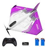 Radiolink D460 Ready to Fly (RTF) RC Airplane with Byme-DB Gyro FC, 3 Flight Modes, Brushless Motor 15A ESC Plane, T8S Transmitter & R8XM Voltage Telemetry RX for Beginner or Experienced (Purple)