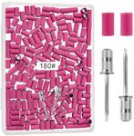 Pink Sanding Bands for Nail Drill 2