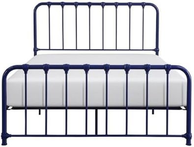 Lexicon Leongatha Metal Bed, Full, Navy Blue