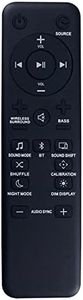 Remote Control Replacement for JBL Bar 2.1 3.1 5.1 Channel 4K Ultra Surround Soundbar JBLBAR51BLKAS WIR119001-4301 SRC2105