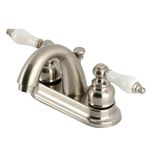 Kingston Brass KB5618PL Restoration 4-Inch Centerset Lavatory Faucet, Satin Nickel