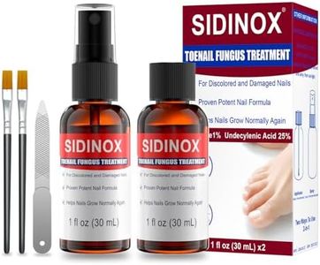 Toenail Treatment, Extra Strength Repairs Damaged Nail Liquid Treatment for Damaged Nails, Nail Discolored, Yellow Toenail, Help Nails Grow - Spray and Soft Brush Head (1 Fl Oz/30 ml x 2 Pack)
