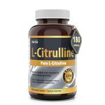 Herba L-Citrulline Capsules 750mg – 180 Vegetable Capsules | 3,000mg Per Serving | Pure L Citrulline Nitric Oxide Supplement | NPN from Health Canada | Made & 3rd Party Tested in Canada