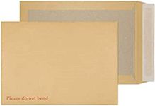 Indigo C4 A4 Manilla Hardback Boardback Peel & Seal DO NOT Bend Pocket Envelopes Pack 50 (229 x 324mm)