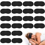 30 Packs Eye Disposable Sleeping Blindfold Eye Shade Cover Light Blocking for Men & Women for Travel/Nap/Plane/Night's Sleeping (Black)