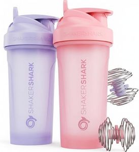 Hydra Cup 2 Pack 28oz Beats Clumps Protein Shaker Bottle (Pink/Purple)