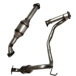 K&E EXHAUST 51348H51349PC-C Direct Fit Replacement Exhaust Catalytic Rear Converters Stainless Steel Fits: Toyota Tacoma 4.0L 2005-2015