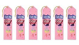 Beistle AR064 Dancing Star Award Ribbons, 2 by 8-Inch, 6-Pack