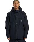 DC Shoes Men's Insulated Snowboard Jackets, Servo Jacket | Black, X-Large