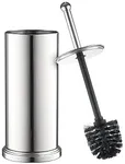 Toilet Brush Set Chrome Toilet Brush for Tall Toilet Bowl and Toilet Brush Holder with Lid Great Toilet Bowl Cleaner Home-it