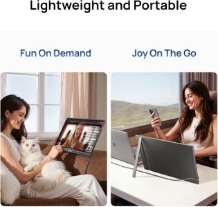 ARZOPA 17.3" Portable Monitor – FHD HDR IPS, USB-C/HDMI, Kickstand