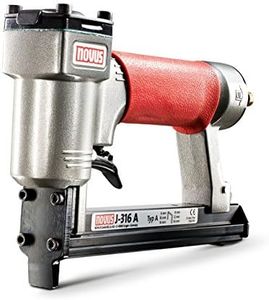 Novus 032-0033 J-316 air power, agrafeuse pneumatique, boîtier en métal léger, mécanismes de chargement en bas, isonorisation, déverrouillage de sécurité, agrafes à fil fin jusqu’à 16 mm