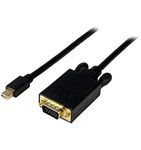 StarTech.com 10 ft Mini DisplayPort to VGA Adapter Cable - mDP to VGA Video Converter - Mini DP to VGA Cable for Mac/PC 1920x1200 - Black (MDP2VGAMM10B)