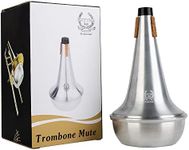 Rhythm Trombone Mute,Trombone Mute Silencer,Lightweight Aluminum Trombone Practice Mute