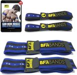 Ceciliec Bands Blood Flow Restriction Bands for Arms Legs & Glutes Extra Wide 2" Straps for Occlusion Training Quick-Release Elastic Strap Ideal for Muscle Growth Without Heavy Weights (4 Set)