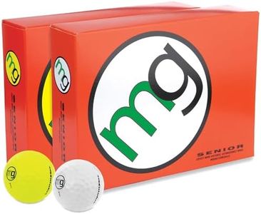MG Golf Balls Senior Longest with Speed, Distance, & Maximum Enjoyment (1-Dozen)