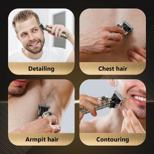 Cordless Beard Trimmer for Men – Rechargeable Precision Grooming