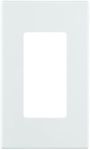 Leviton 80301-W 80301-SW 1-Gang Decora Plus Wallplate Screwless Snap-On Mount, White