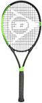 Dunlop Sports Elite 270 Pre-Strung Tennis Racket, 1/4 Grip, Black/Green