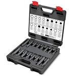 Powerbuilt - 16 Pc. Locking Lug Nut Master Key Set, Specialty Tools (Auto), Service Tools (Auto) - Installers Kits, Specialty Tools - Steering & Suspension (647860)