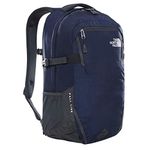 THE NORTH FACE - Fall Line Backpack - with Fleece-Lined Laptop Sleeve - Reflective Backpack for School, University, Work & Travel - Cosmic Blue/Asphalt Grey