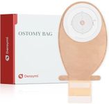 DERAYMI 20 PCS Colostomy Bags Ostomy Supplies One Piece Ostomy Bags, Ostomy Drainable Pouches for Ileostomy Stoma Care Cut-to-Fit 20-65mm Hook-and-Loop Closure