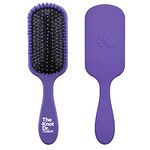 The Knot Dr. hair brush by Conair - Detangling hair brush - Ideal for all hair types - Removes Knots and Tangles in wet or dry hair - Purple