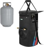 Propane Tank Bag, Portable Propane Gas Tank Cover (L-Black)