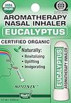 Nasal Inhaler Aromatherapy Eucalyptus Made with Organic Essential Oils 0.7 mL by Sponix