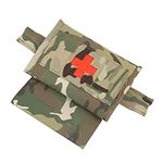 Micro Trauma Kit Pouch IFAK Storage Pocket with Tourniquet Holder Hammock for Tactical MOLLE Belt EDC Medical First Aid Bag