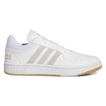 adidas Men's Hoops 3.0 Low Classic Vintage Shoes, Ftwr White Ftwr White Magic Beige, 10 UK