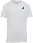 adidas Girls 7-14 Girls Club Tennis TEE White M