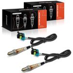 A-Premium O2 Oxygen Sensor Compatible with Cadillac SRX 10-14 XLR CTS Buick Lacrosse Rendezvous Chevrolet Equinox Impala GMC Terrain Saturn Outlook 2-PC Set