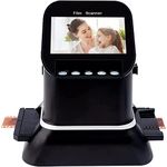 120 High Resolution Film Scanner, Film Slide Scanner, 1080p Digital Film Converter, Convert 35mm, 135,126,127 Negative & Slides To Digital Jpeg, Supports Image Preview, Playback, And Editing Functions