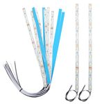 YIXISI 10 PCS 200mm Prewired Strip LED, 12V - 18V LED Strip Light, 2335 SMD LED Light, White