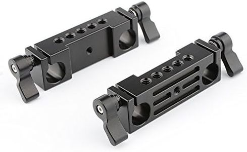 CAMVATE 15mm Rod Clamp Railblock for DSLR 15mm Rail Rig Rod Support System(2 PCS) - 1778