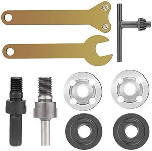 Rybtd biela de la amoladora de taladro eléctrica M6/10Juego de adaptador de amoladora angular Taladro EléCtrico Biela Convertidor Para El Esmerilado EléCtrico, Corte De Azulejos, Metal, Etc.