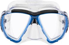 cressi Tauchmaske big eyes, blau, DS261020, Clear/Azure